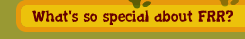 Find Out What's So Special About FRR!