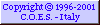 Copyright  1996-2001 C.O.E.S. - Italy