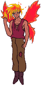 My name is Hinoke, faery of fire.