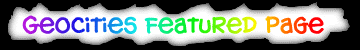 GeoCities Featured Page
