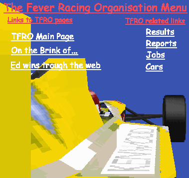 TFRO MAIN MENU