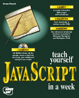 Portada del libro Teach Yourself JavaScript in a week, pídelo ahora mismo!!
