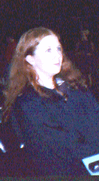 Erin looking sideways.