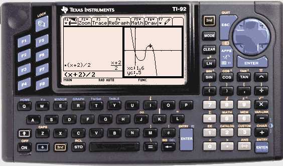 Demo of TI-92 (Interactive Picture)