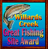 Willards Creek Great Fishing Site Award