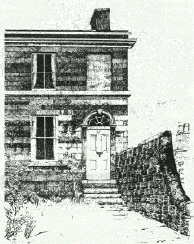 Church Terrace built in 1835 sketch by Nicholas Steer