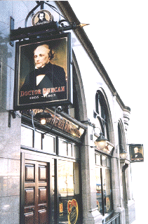 The ultimate accolade ---Dr Duncan's pub.