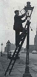 Gaslighter on Gambier Terrace --- circa 1950