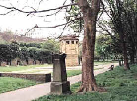 The tomb of William Huskisson in St James' Cemetery Liverpool