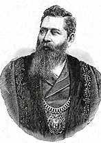 Lord mayor, Sir David Radcliffe. prime mover of the Exhibition