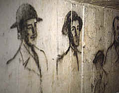 Drawings beneath the Botanic park bunker