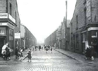 Wrayburn st off Earle rd --- at the far end is the railway wall.