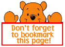Pooh Bookmark
