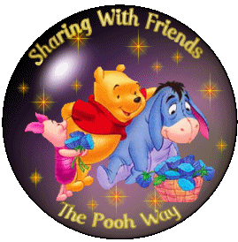 Pooh Sharing with Friends